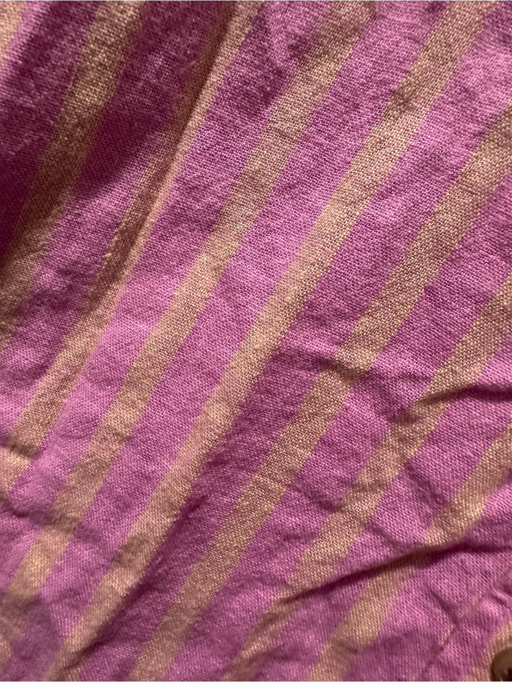 Universal Thread Pink Striped Button-Down Shirt - Picture 3 of 6